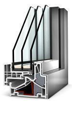 Plasthliníkové okno KF500 Home Pure